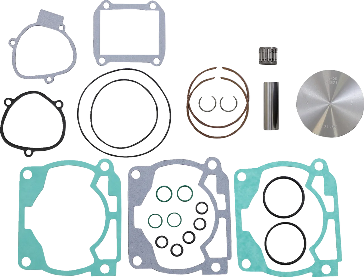 Top End Piston Kit Cast Replica for 2-Stroke