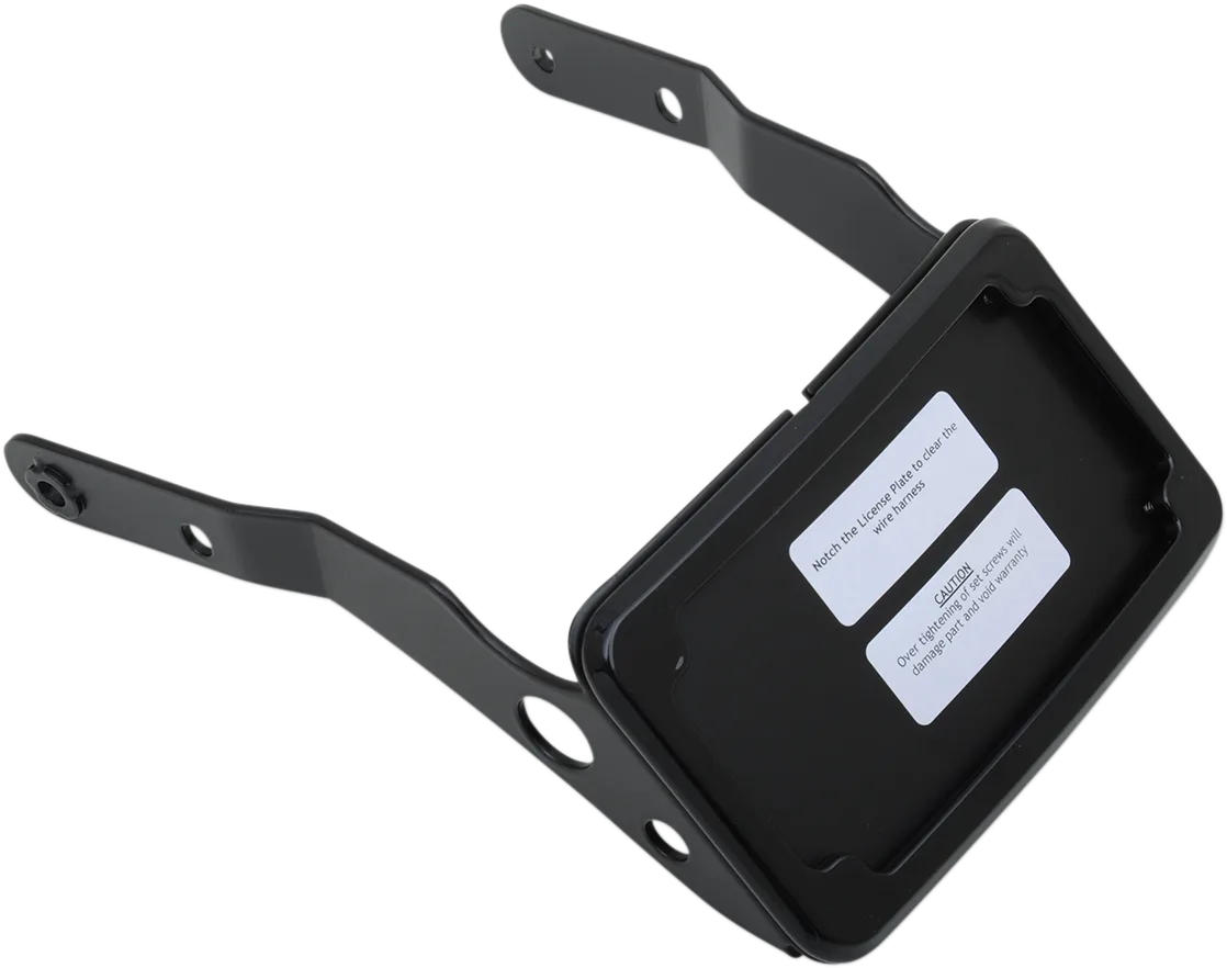 Curved License Mount with Frame