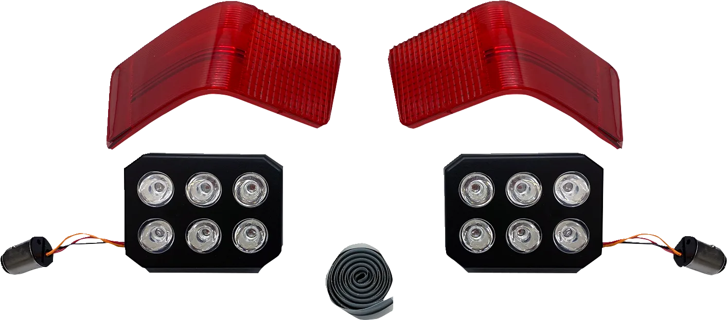 LED Tour-Pak Run/Brake Lights with Lenses