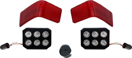 LED Tour-Pak Run/Brake Lights with Lenses