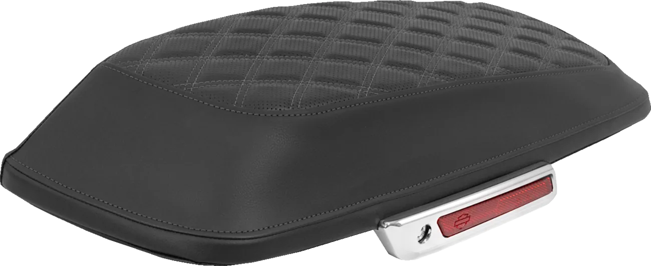 Lattice Stitched Saddlebag Lid Covers