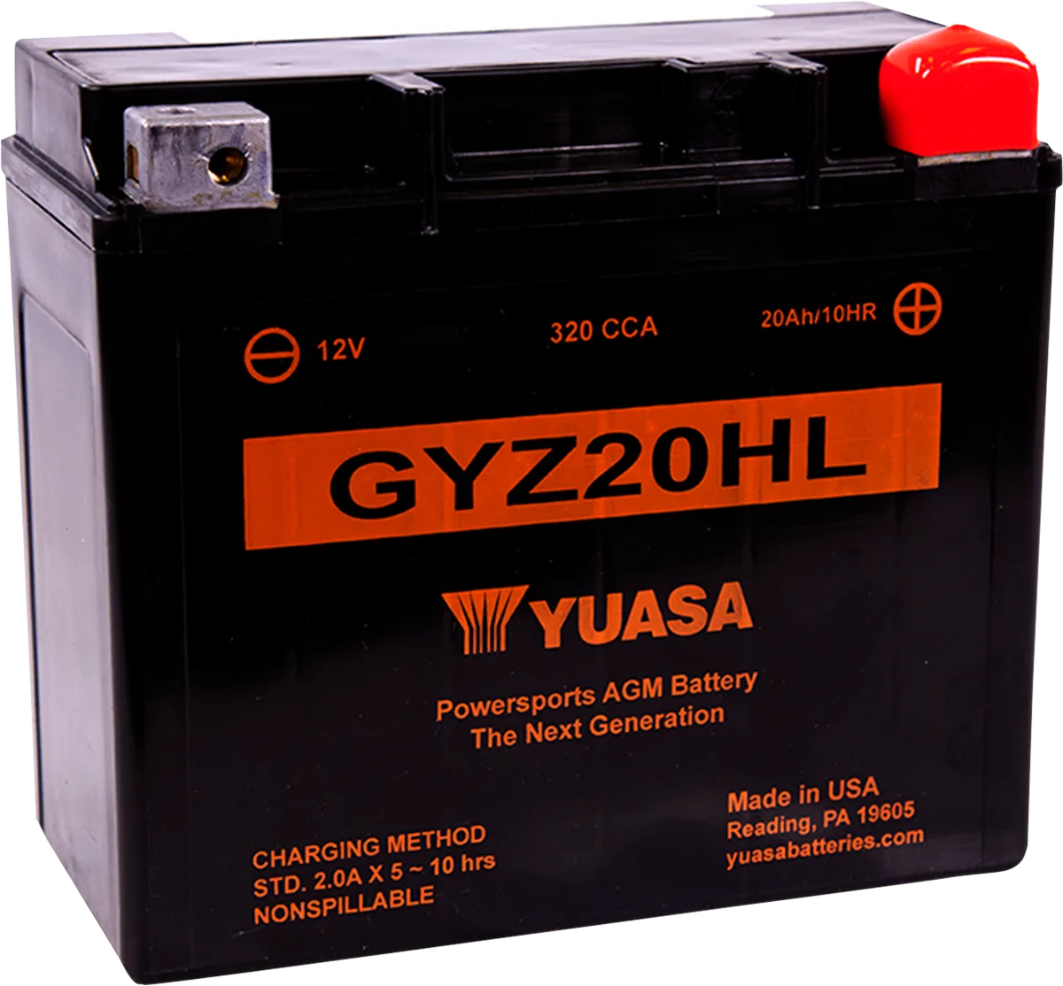 GYZ Factory-Activated AGM Maintenance-Free Battery