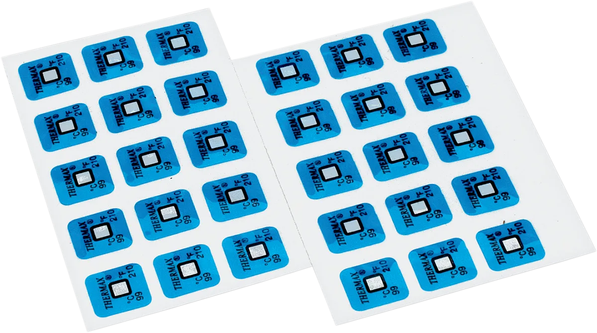 Surface Temperature Indicating Strips