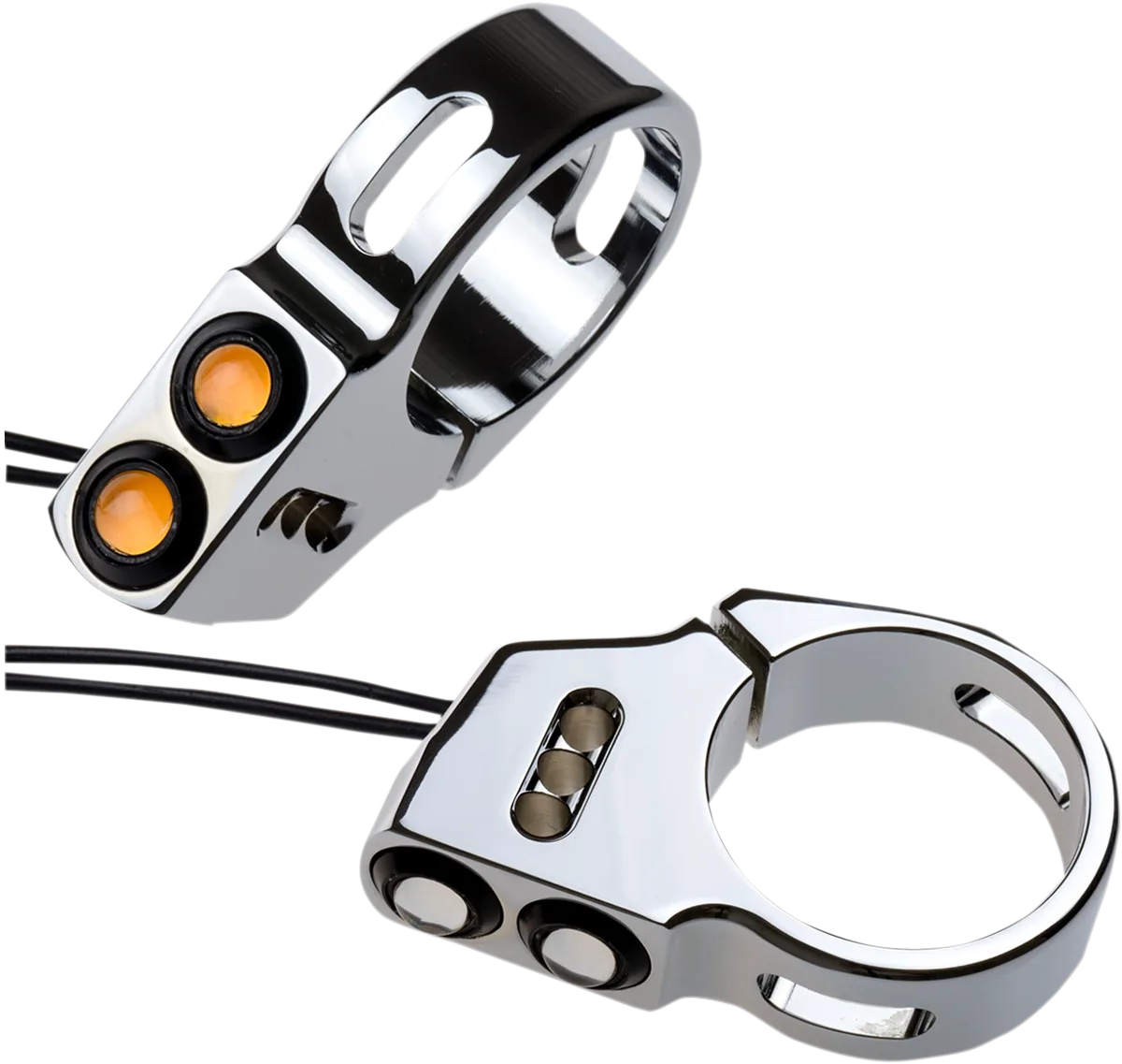 Rat Eye LED Fork Mount Turn Signals