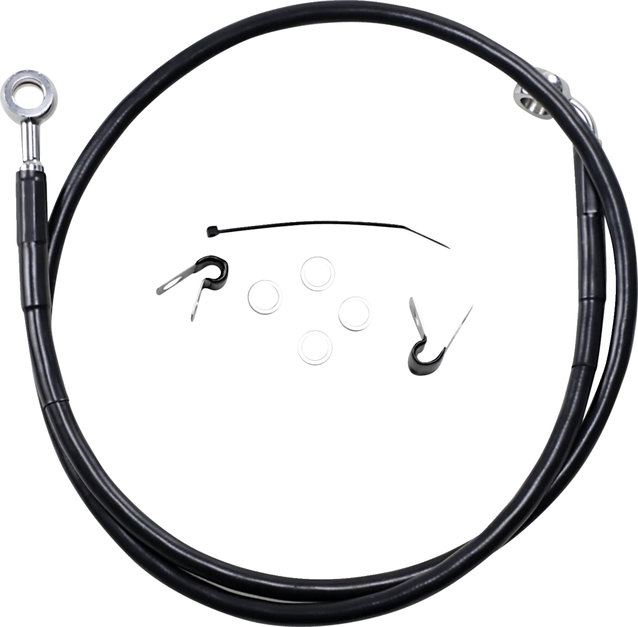 Extended Length Black Vinyl Brake Line Kit