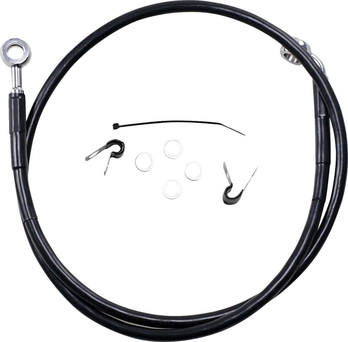 Extended Length Black Vinyl Brake Line Kit