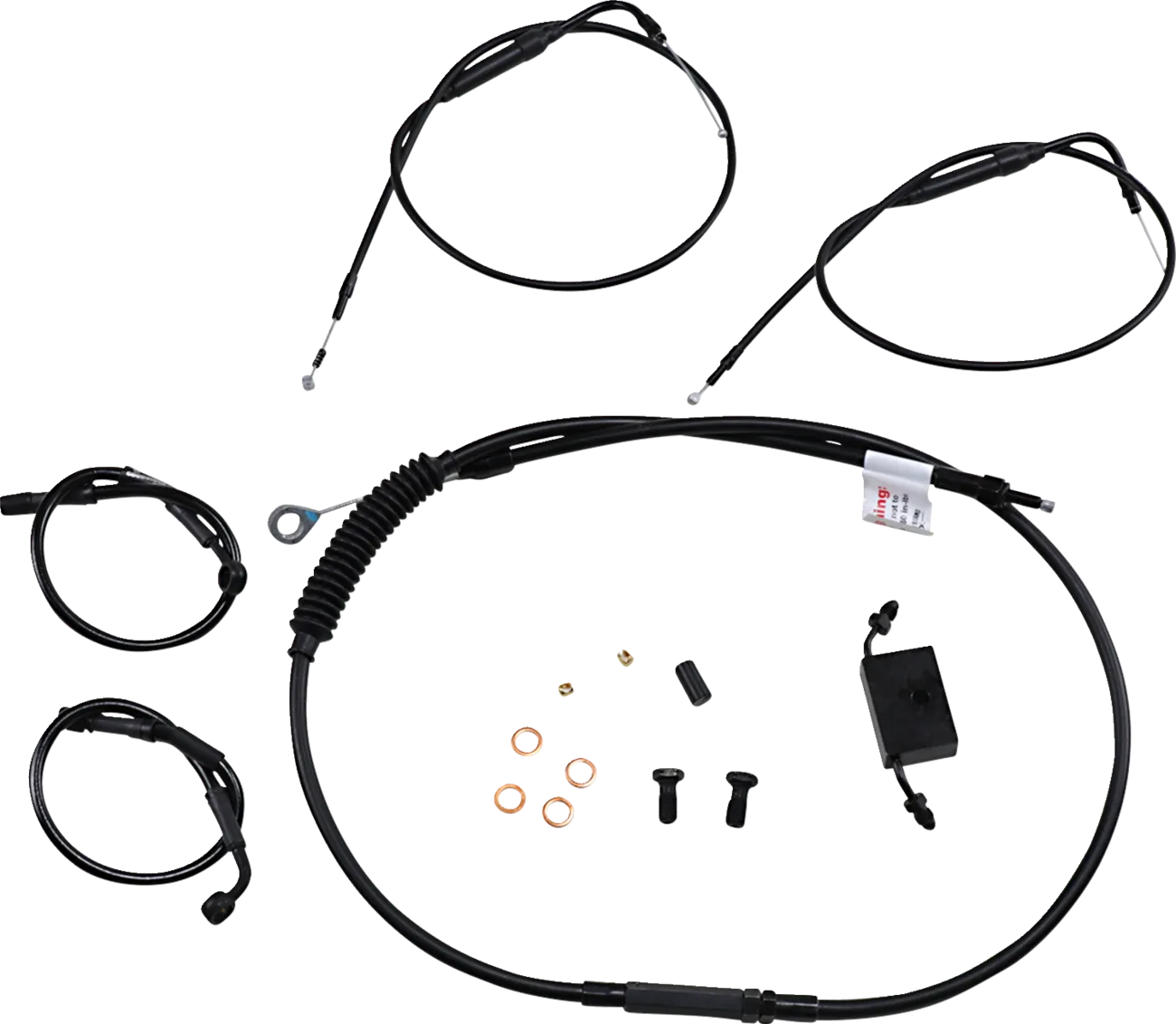 Extended Handlebar Cable and Brake Line Kit for Sportsters with ABS
