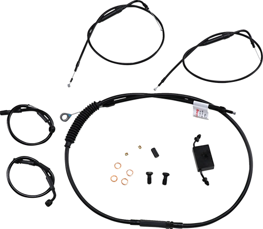 Extended Handlebar Cable and Brake Line Kit for Sportsters with ABS
