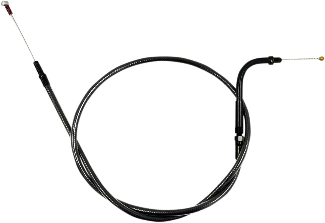 Midnight Braided Handlebar Idle Cable
