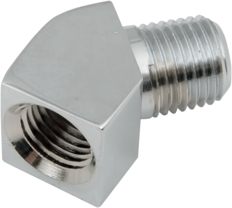 Chrome Motor Case Breather Fitting