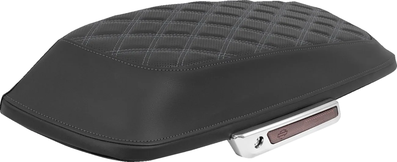 Lattice Stitched Saddlebag Lid Covers
