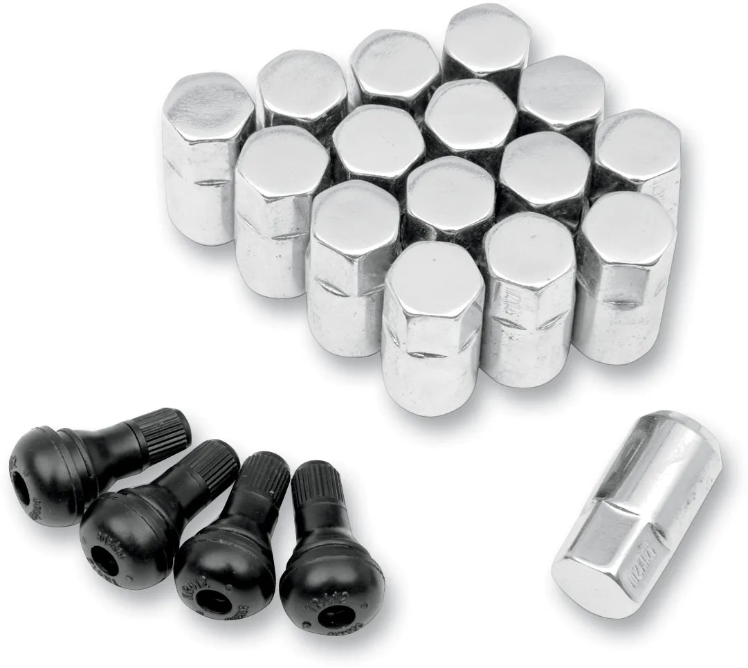 Replacement ATV/UTV Wheel Lug Nuts with Valve Stems