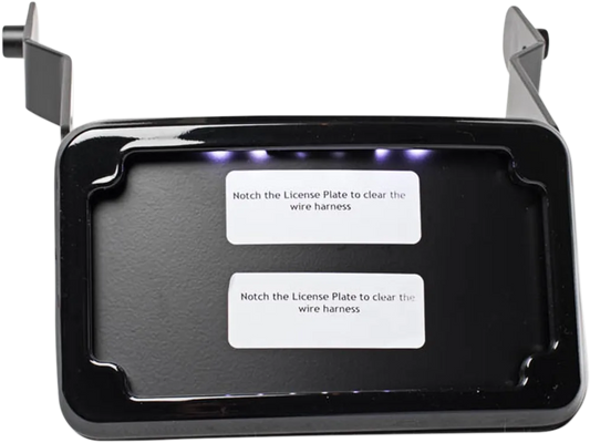 Curved License Mount with Frame