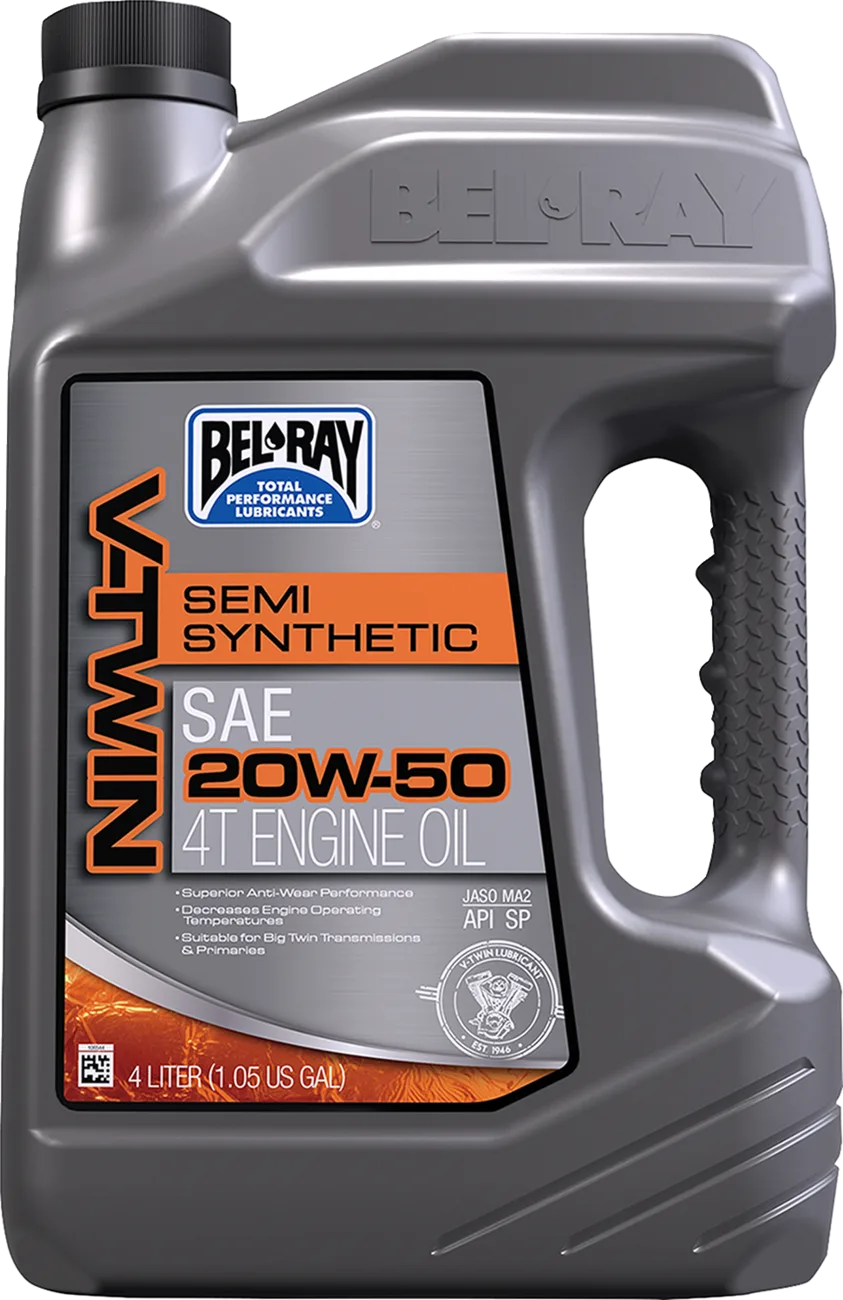V-Twin Semi-Synthetic 4-Stroke Engine Oil