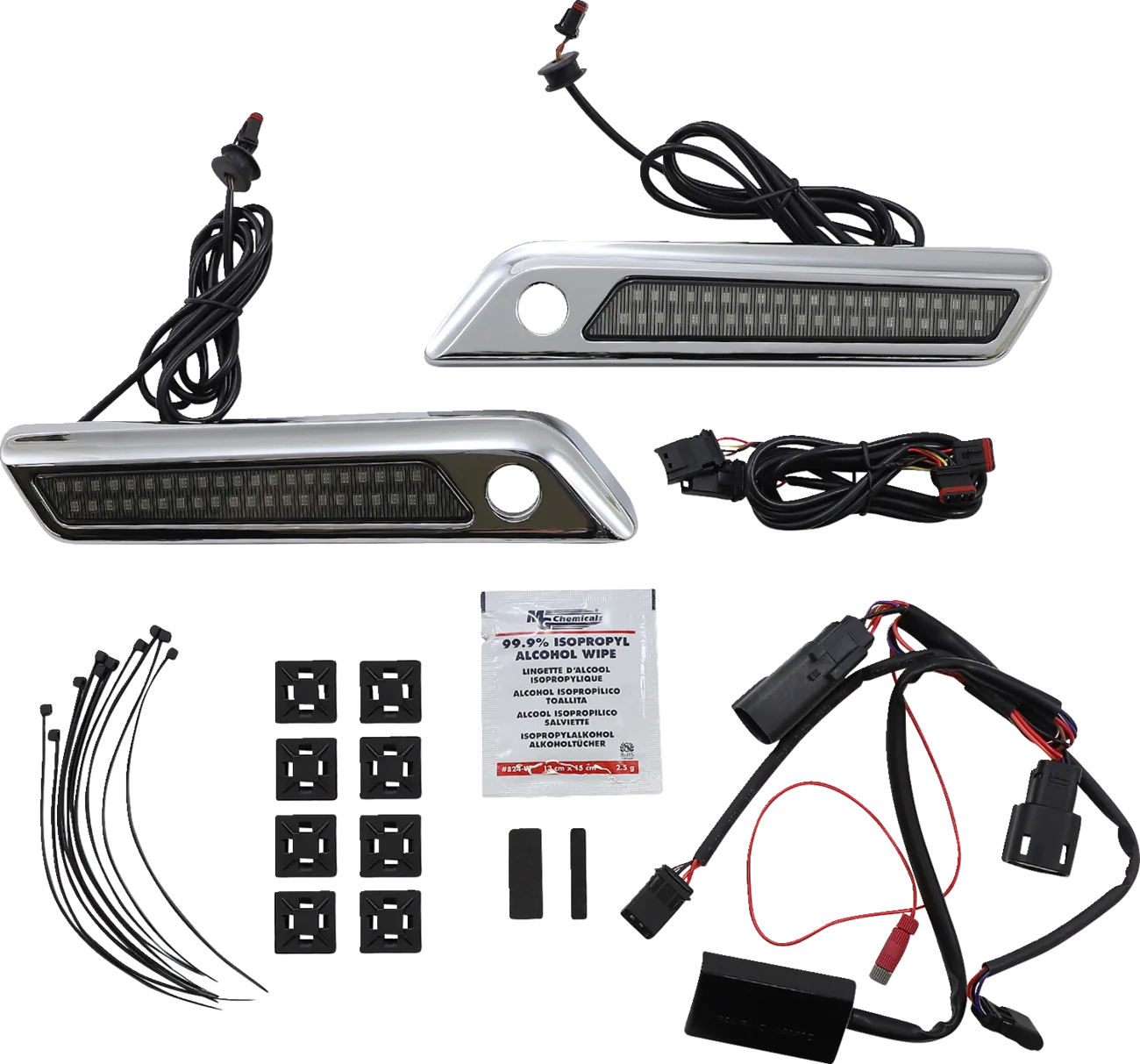 Saddlebag Latch Dual Color Accent Lights