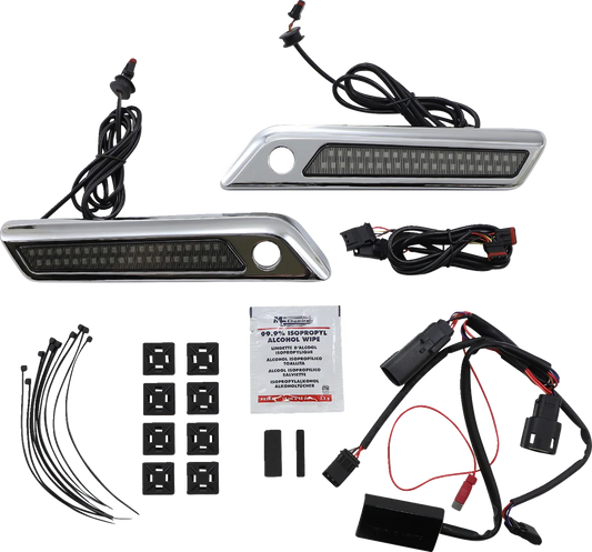 Saddlebag Latch Dual Color Accent Lights