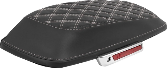 Lattice Stitched Saddlebag Lid Covers