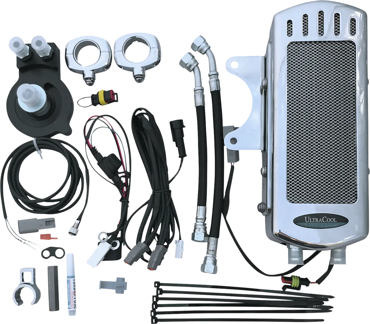 3.0 Side Mount Oil Cooler with Fan Kit for Sportster