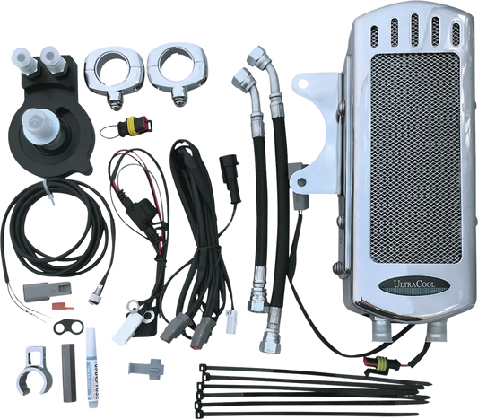 3.0 Side Mount Oil Cooler with Fan Kit for Sportster