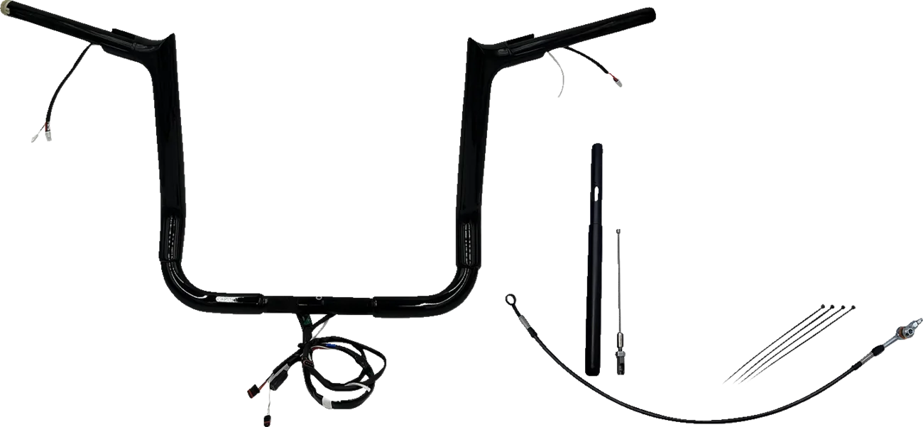 EZ Install Wired 1-1/2" Pointed Top Handlebar Kit
