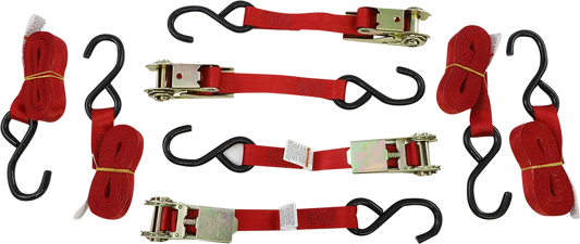 1" x 12' Tie-Downs with Ratchet Buckles