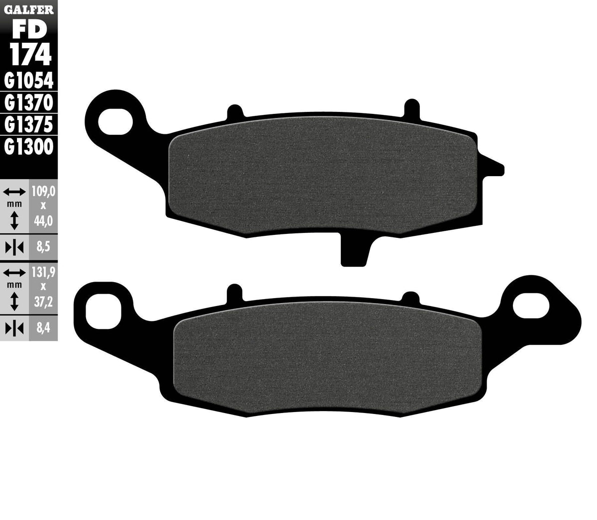 G-Semi-Metallic Brake Pads
