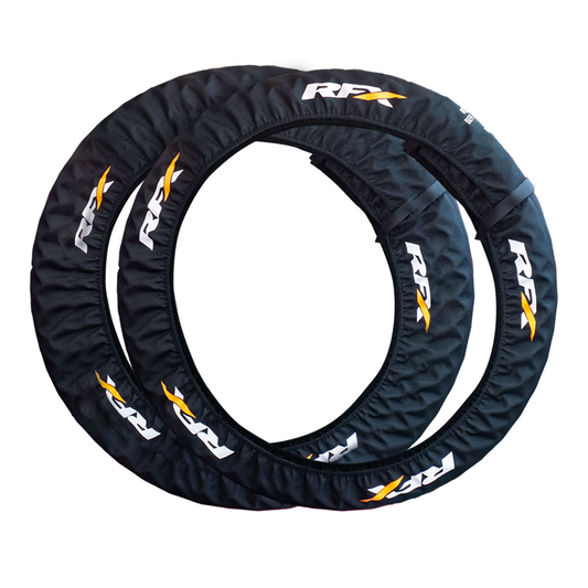 FACTORY ADULT TYRE COVERS PAIR