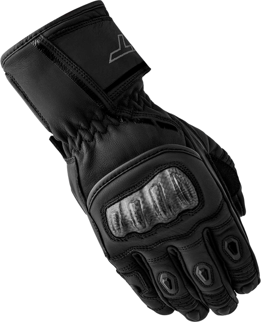S1 D3O LADIES GLOVE BLACK LEATHER LG