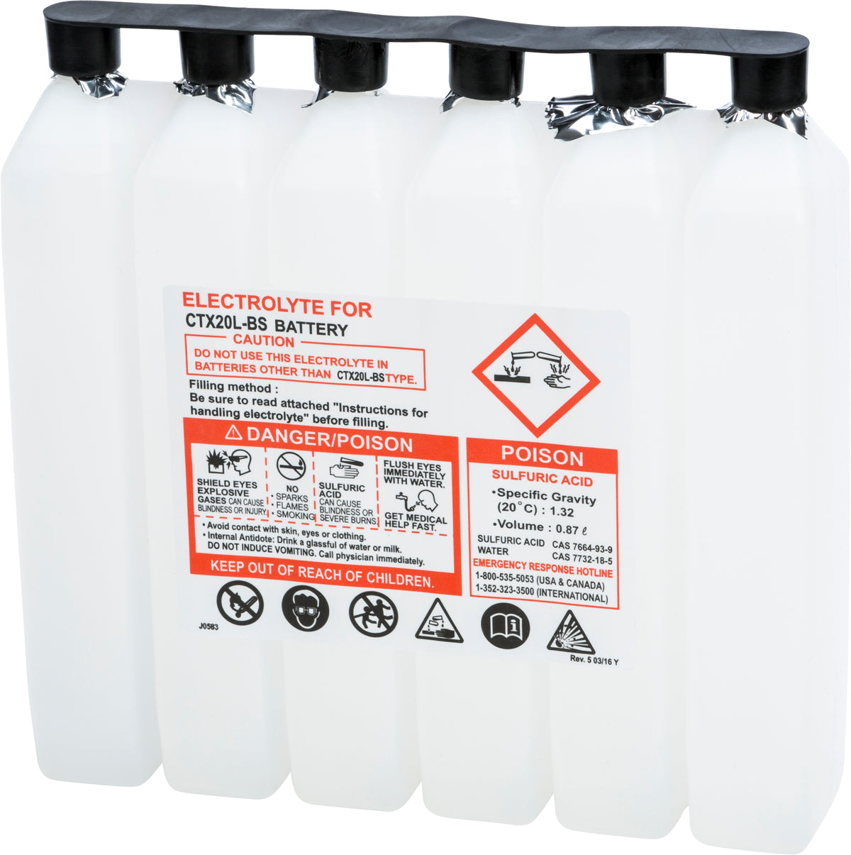 Sealed Battery Electrolyte Pack