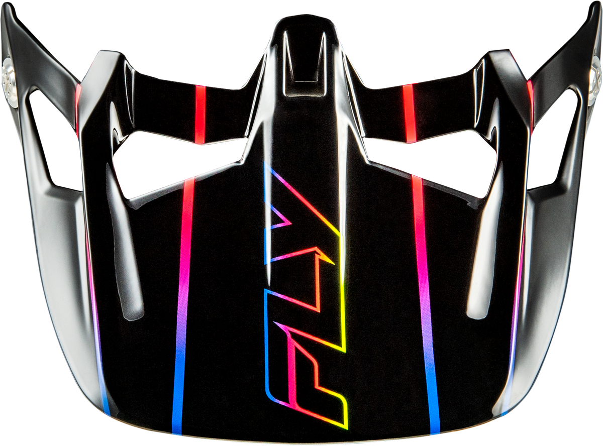 WERX-R CARBON FLOW VISOR BLACK/MULTI