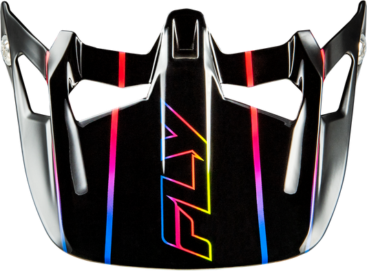 WERX-R CARBON FLOW VISOR BLACK/MULTI