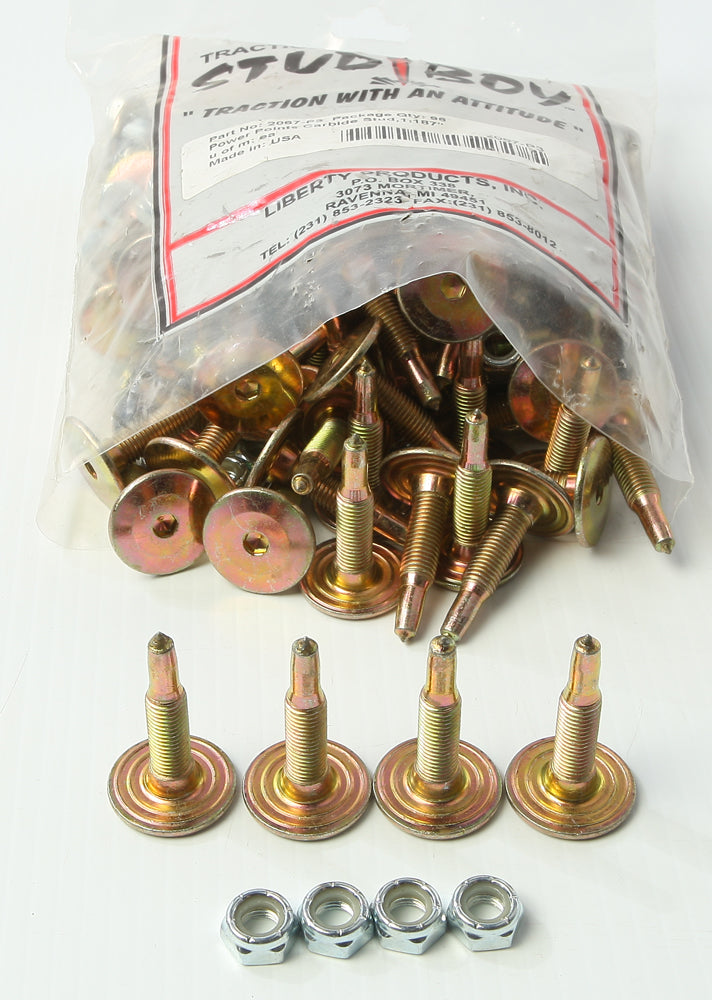 Power Point Carbide Push-Through Studs