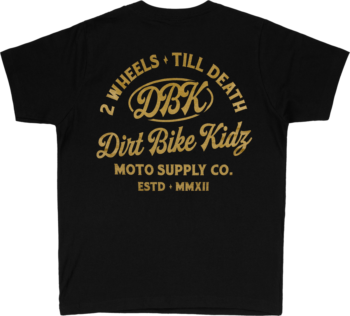 GOLD NUGGET YOUTH TEE BLACK YS