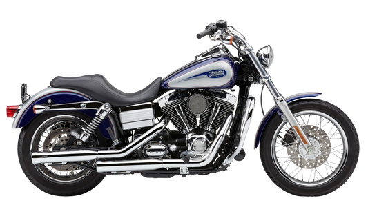 3" NH SERIES SLIP-ONS CHROME FXDF 08-22/FXDWG 10-22