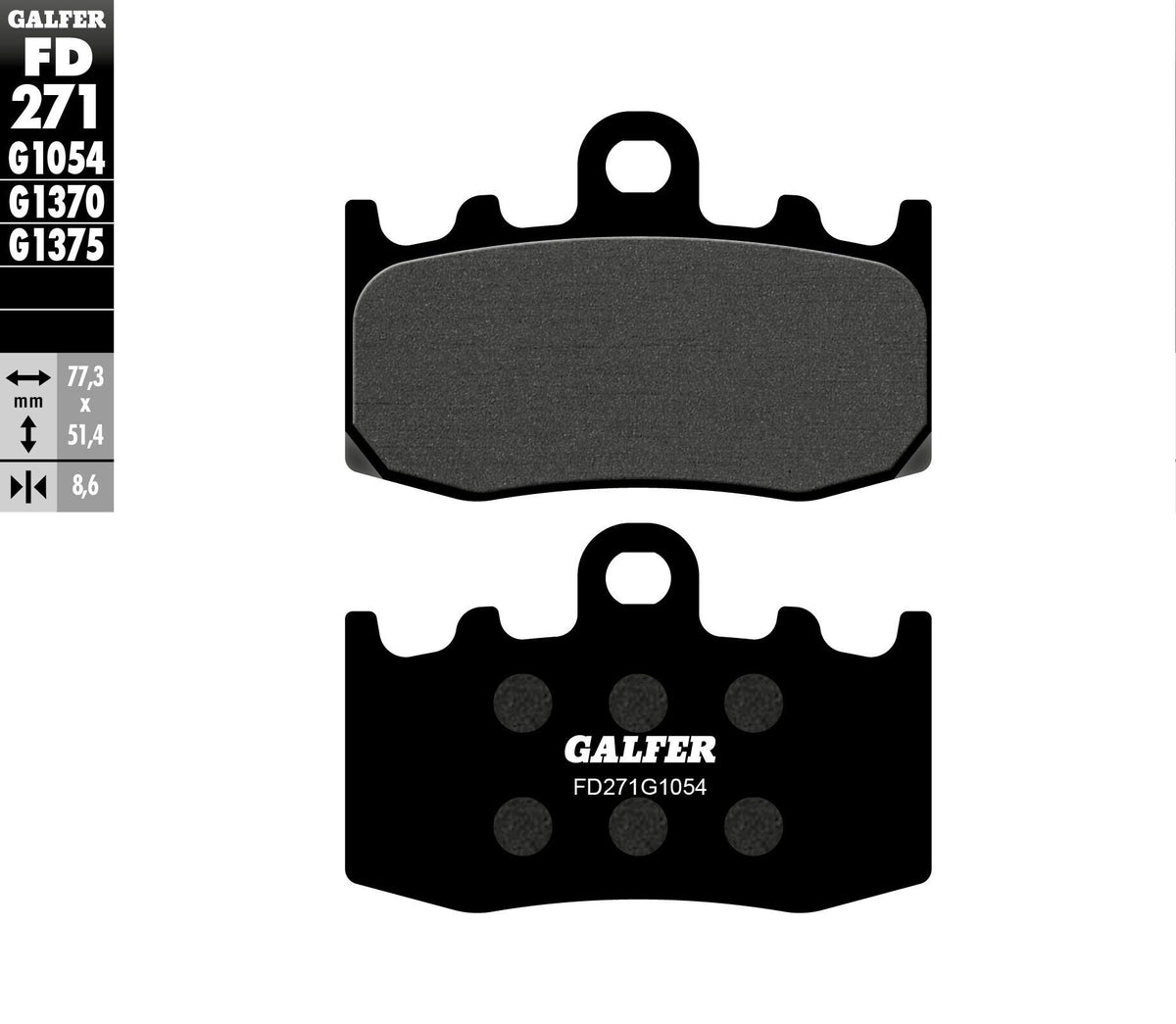 G-Semi-Metallic Brake Pads