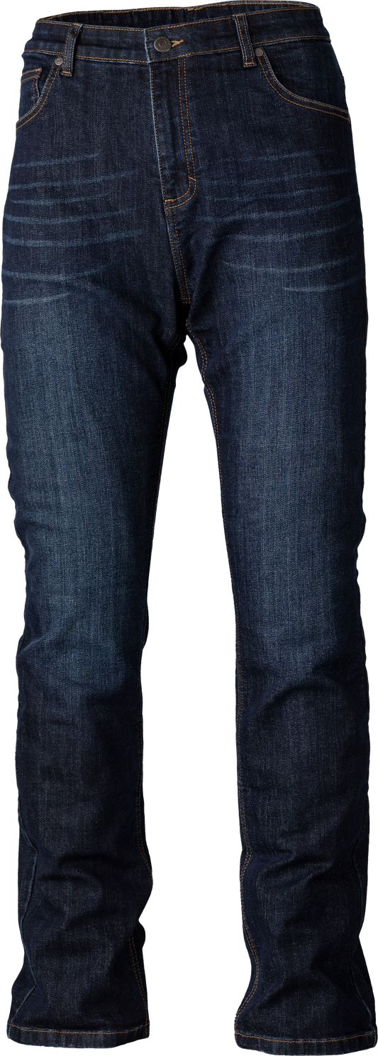 STRAIGHT LEG 2 LADIES JEANS DARK BLUE MD