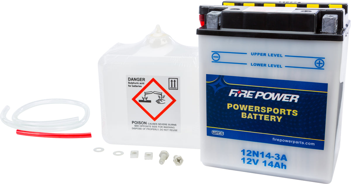 12V Standard Battery w/Acid Pack
