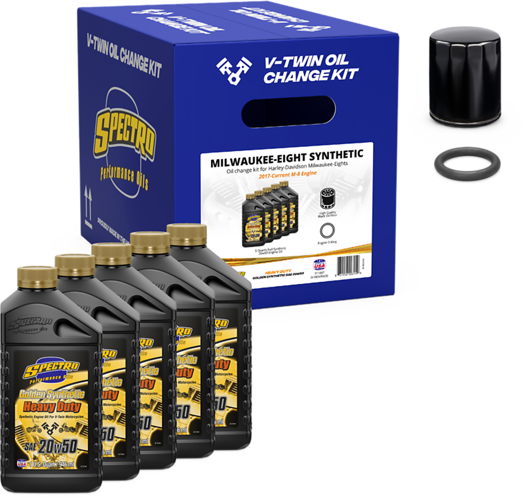 V-Twin Full Oil Change Kit M8