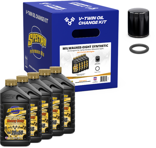 V-Twin Full Oil Change Kit M8