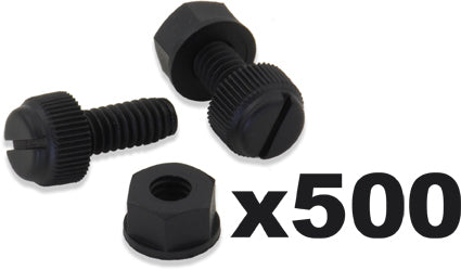 500/Pk Lic Plate Bolts W/Nuts