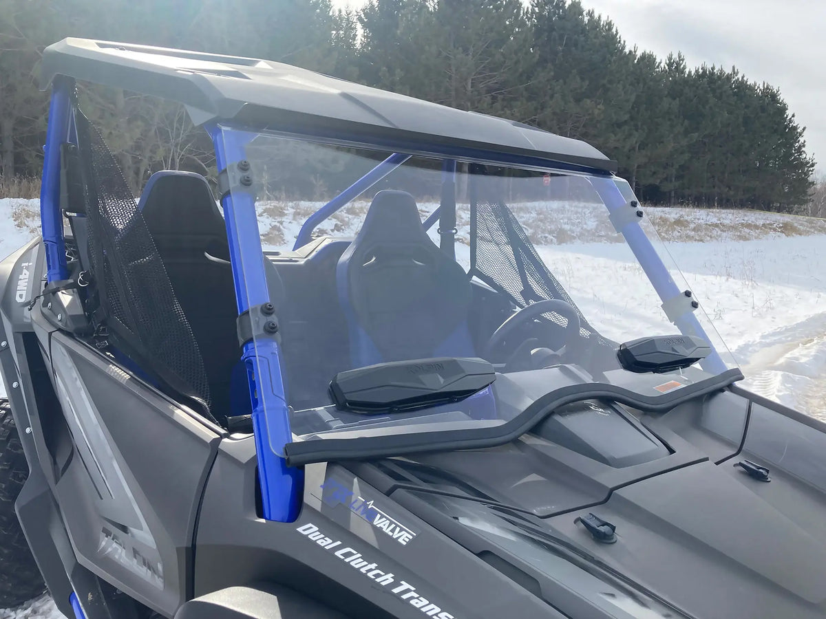 Front Poly Windshield - Full Fixed Vented