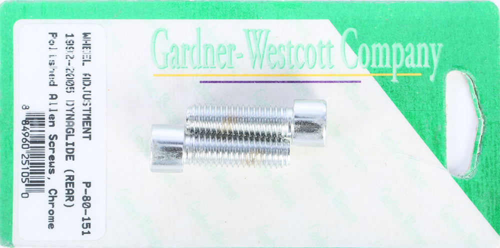 Rear Wheel Adjustment Bolts