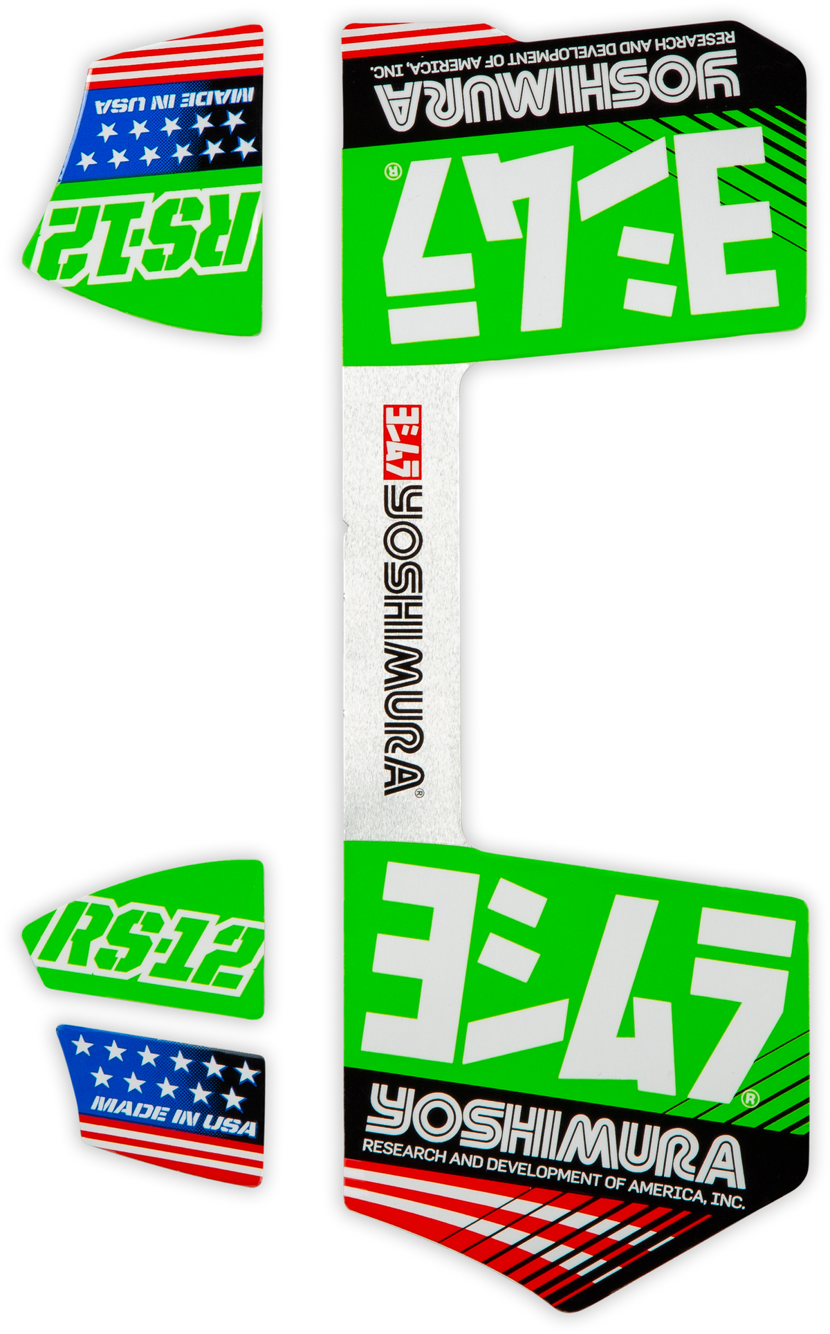 RS-12 Muffler Decals