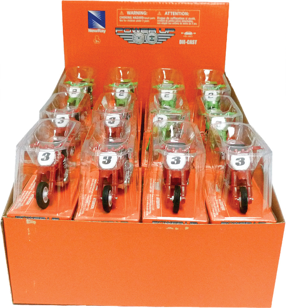 Pull-Back Mini Bike Pack w/Display Box