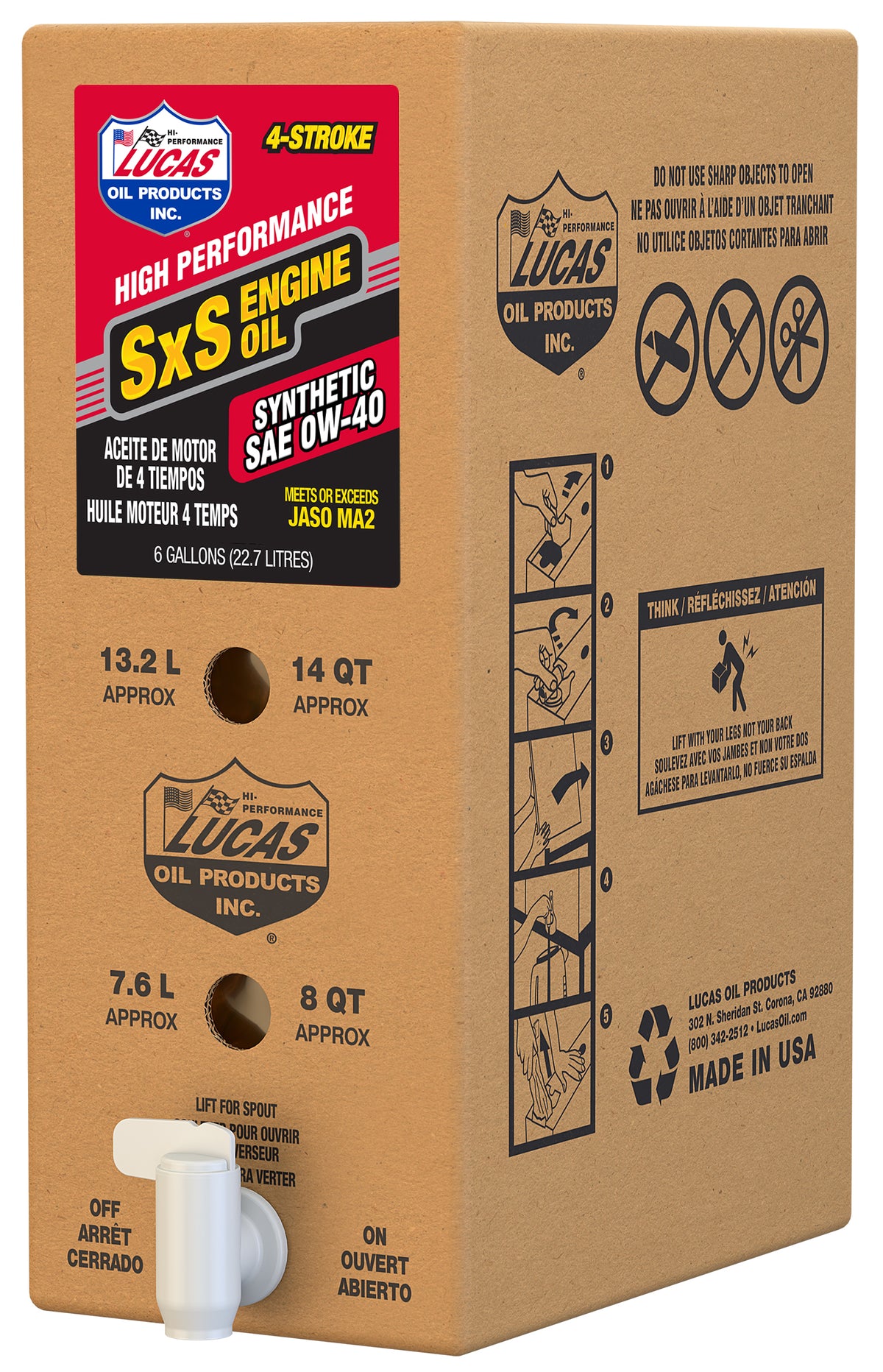 SXS Synthetic Engine Oil