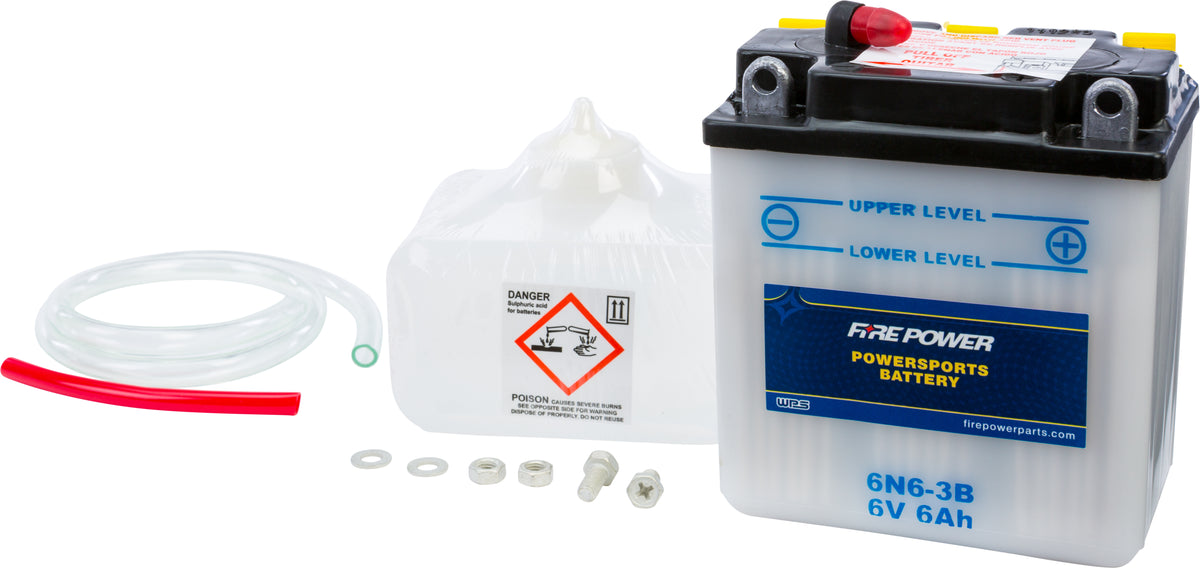 6V Standard Battery w/Acid Pack