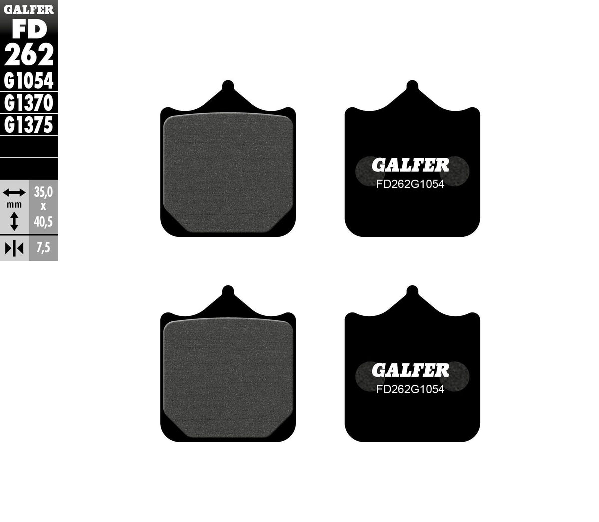 G-Semi-Metallic Brake Pads