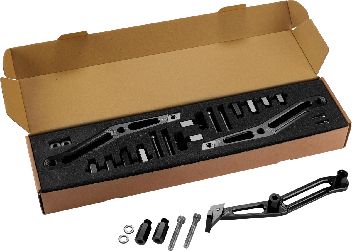 Remote reservoir mounting bracket kit