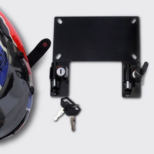 BMW License Plate Bracket Helmet Lock