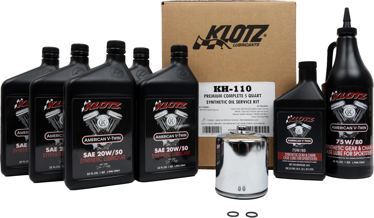 PREMIUM COMPLETE SYNTHECTIC OIL SERVICE KIT 5QT